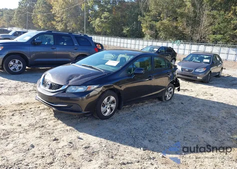 2013 Honda Civic Lx z USA, uszkodzony, nr VIN 2HGFB2F51DH589484